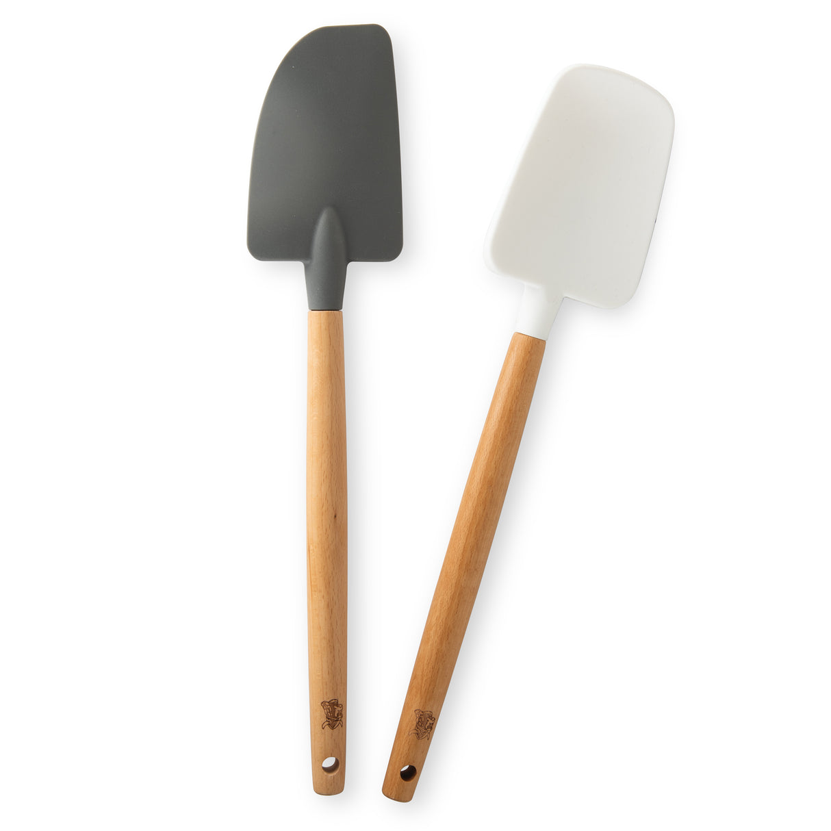 Nordic Ware Slickepott i silikon/bokträ 2-pack