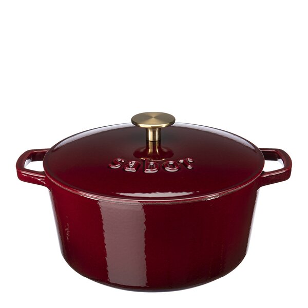 Sabor Gjutjärnsgryta 4,4 L zinfandel/mässing