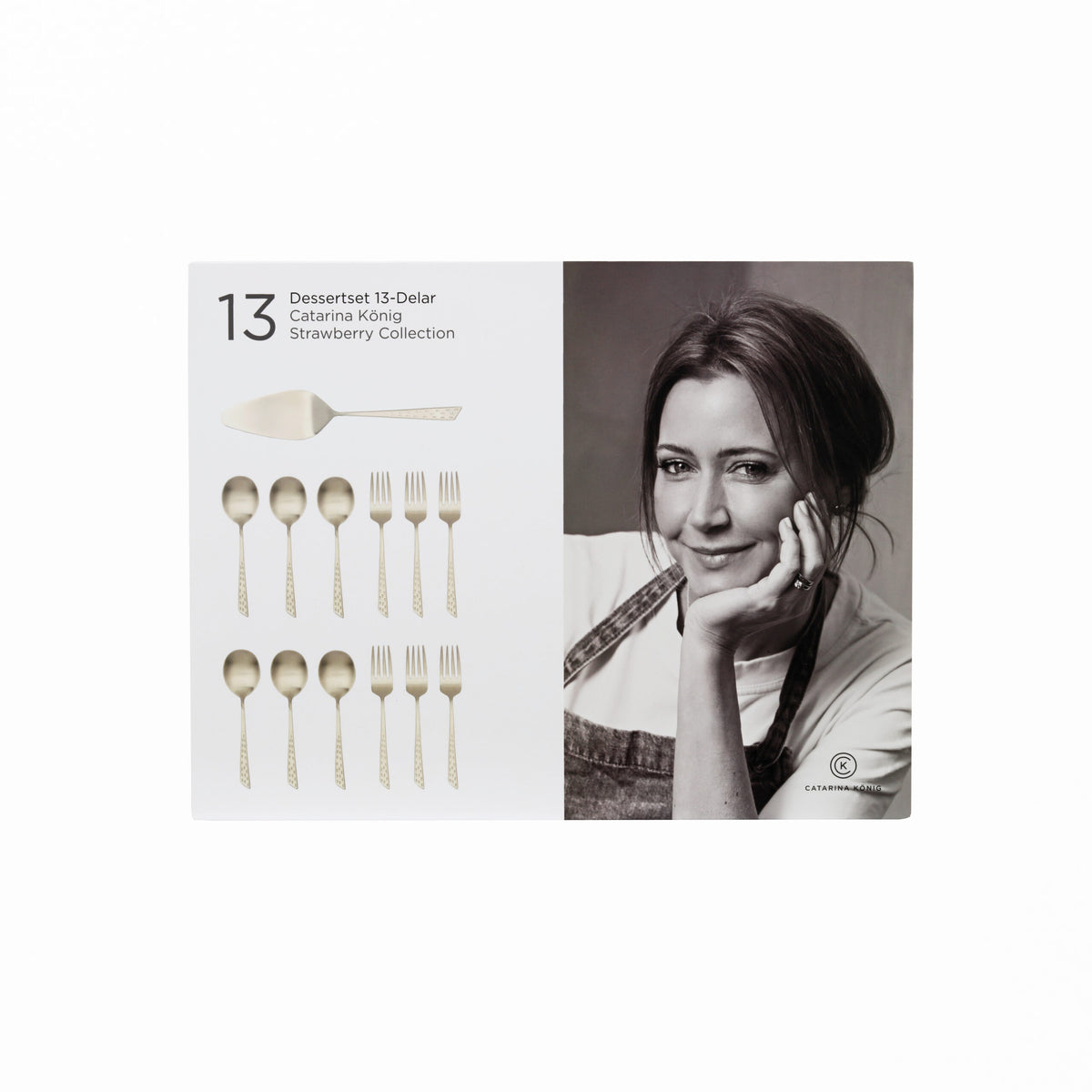 Catarina König Dessertset Strawberry 13 delar