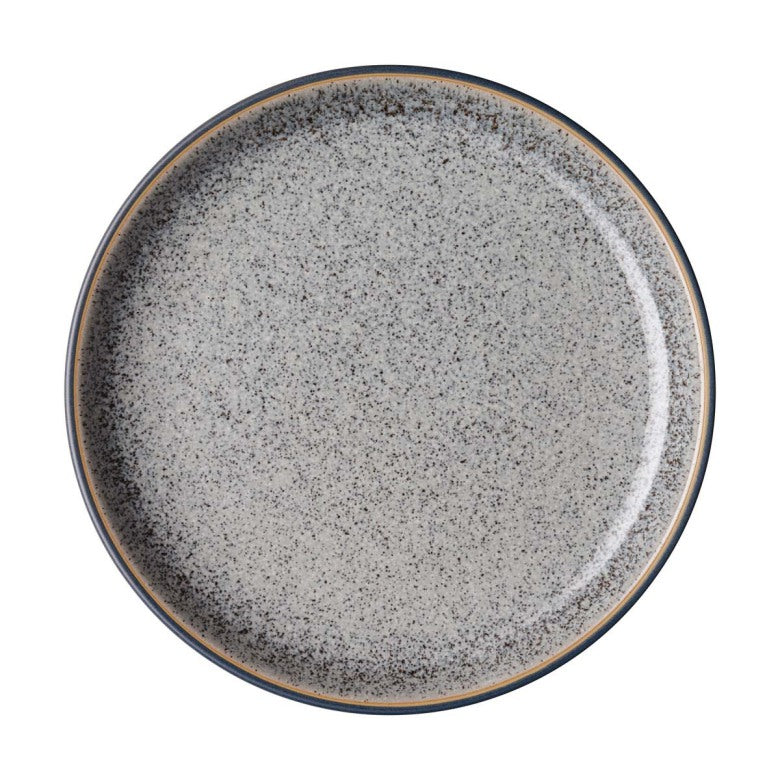 Denby Studio Grey Tallrik 21 cm 4-Pack stengods