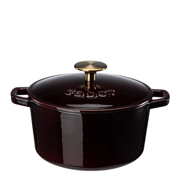 Sabor Gjutjärnsgryta 2 L zinfandel mässing