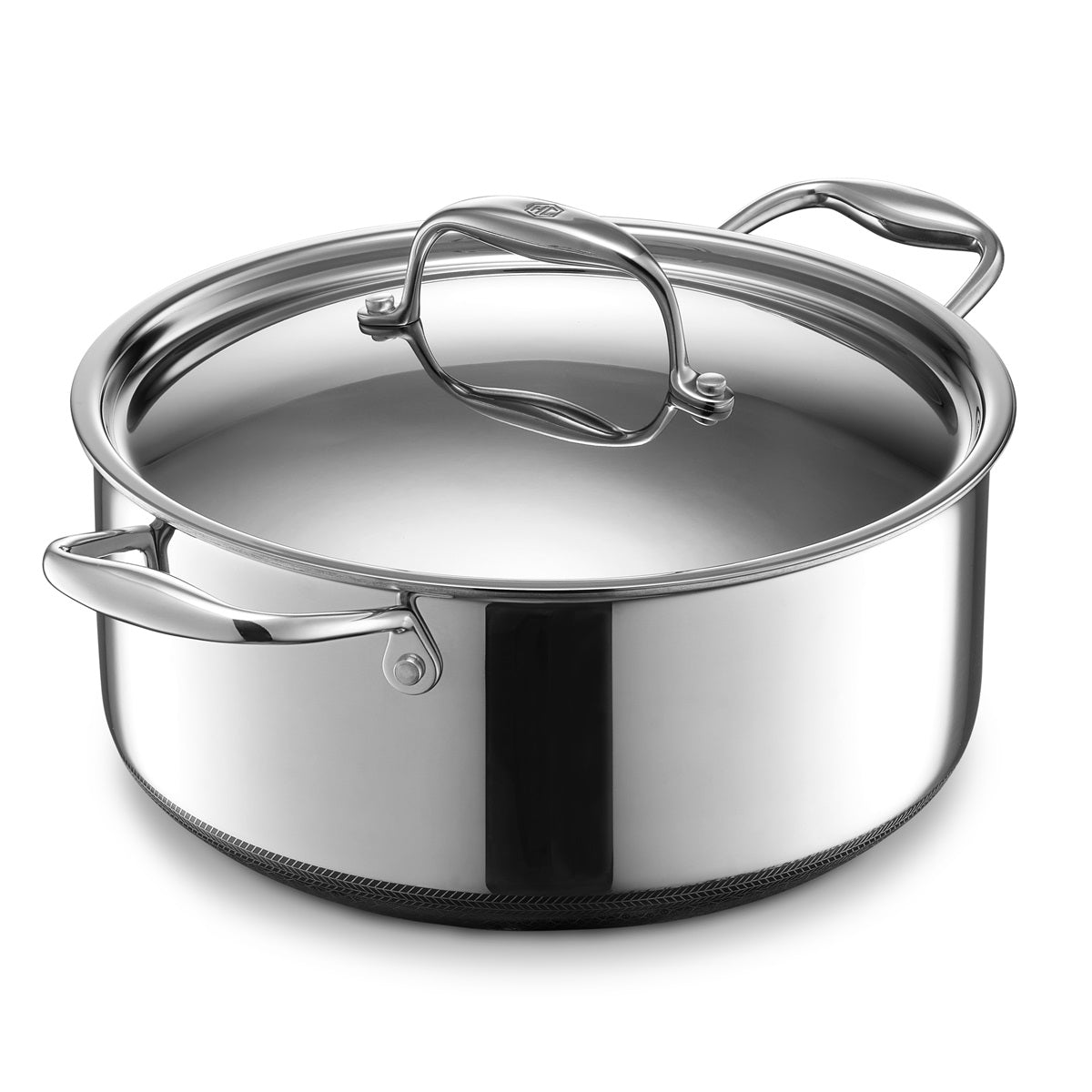 Hexclad Hybrid dutch oven gryta med stållock 4,7 L