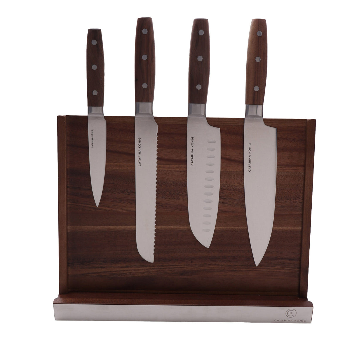 Catarina König Knivställ, skärbräda & knivset 4 delar