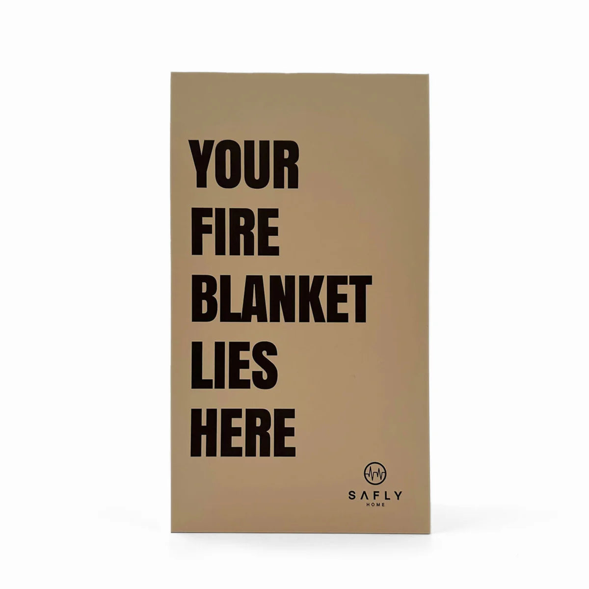 Safly Coffee Table Book med brandfilt 16x28 cm beige