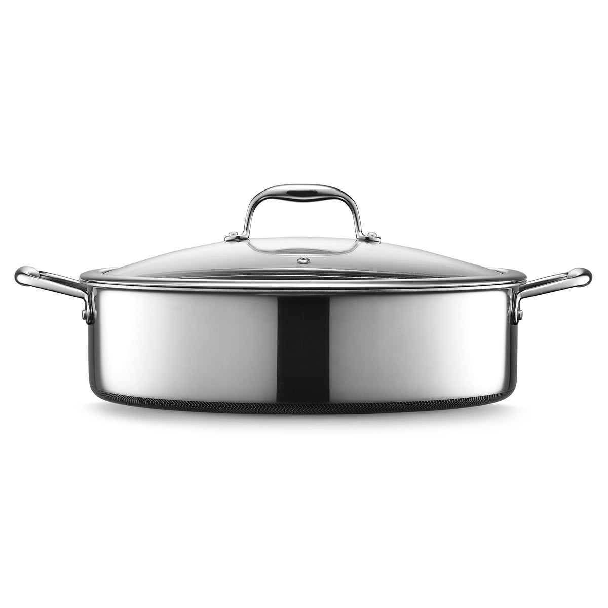 Hexclad Hybrid buffetgryte/sautegryte med lock 6,6 L
