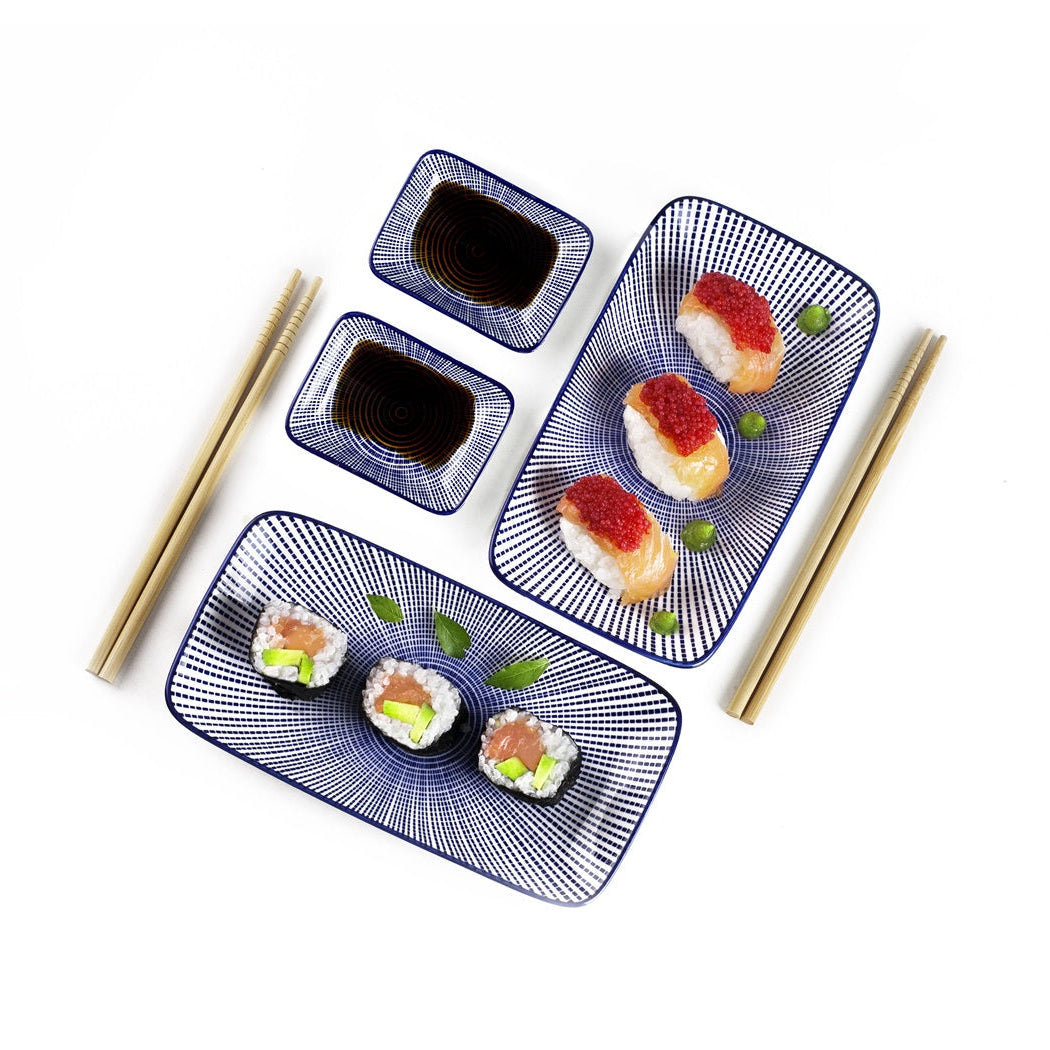 Ibli Sushiset för 2 personer Porslin/Bambu