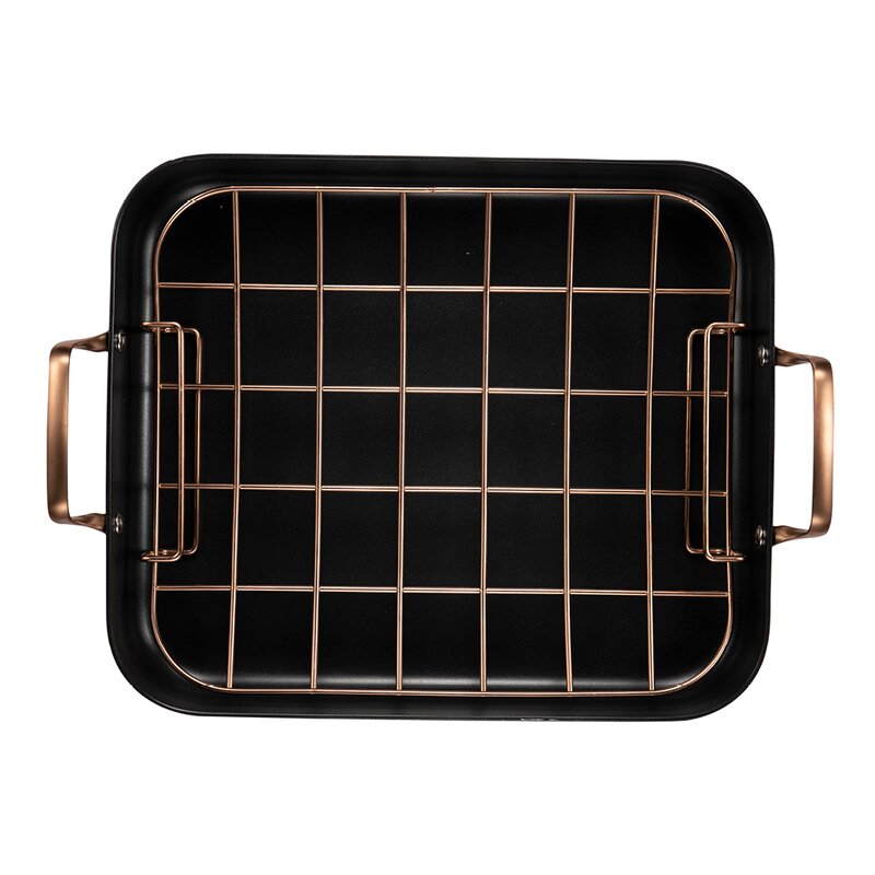 Modern House Black Copper revbensform med galler 8,5 L svart/koppar