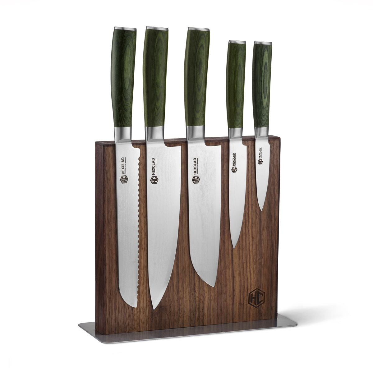 Hexclad Knivblock 23 cm valnöt