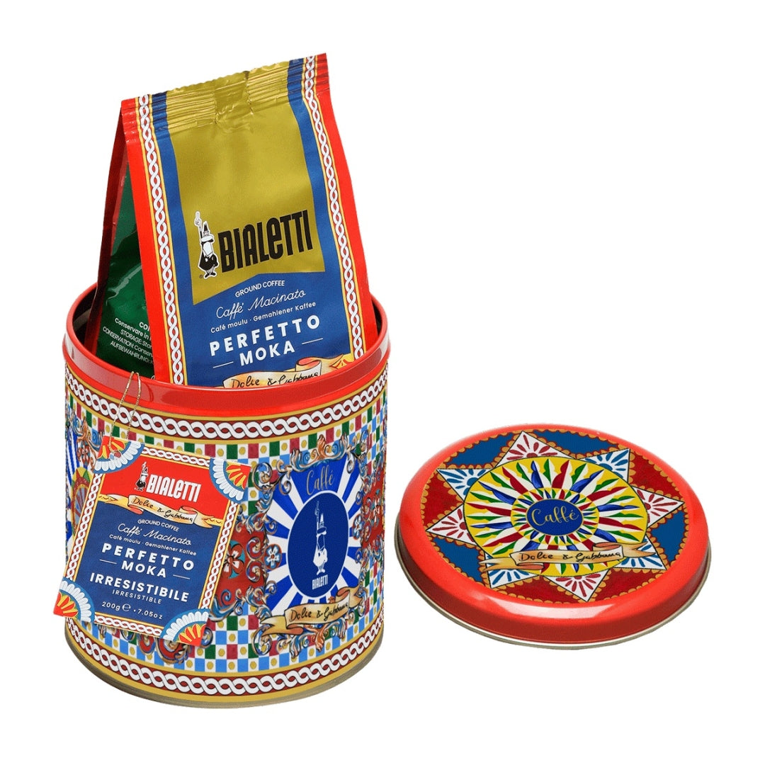 Bialetti Kaffeset Dolce & Gabbana 3-delar röd