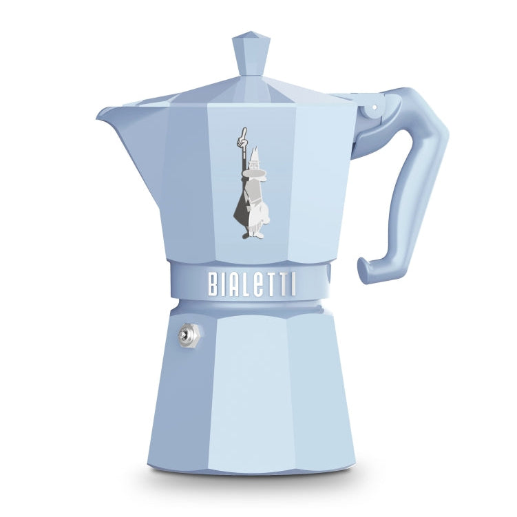 Bialetti Moka Exclusive Mokabryggare 6 koppar Ljusblå