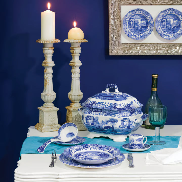Spode Blue Italian djup tallrik 23 cm 4-pack