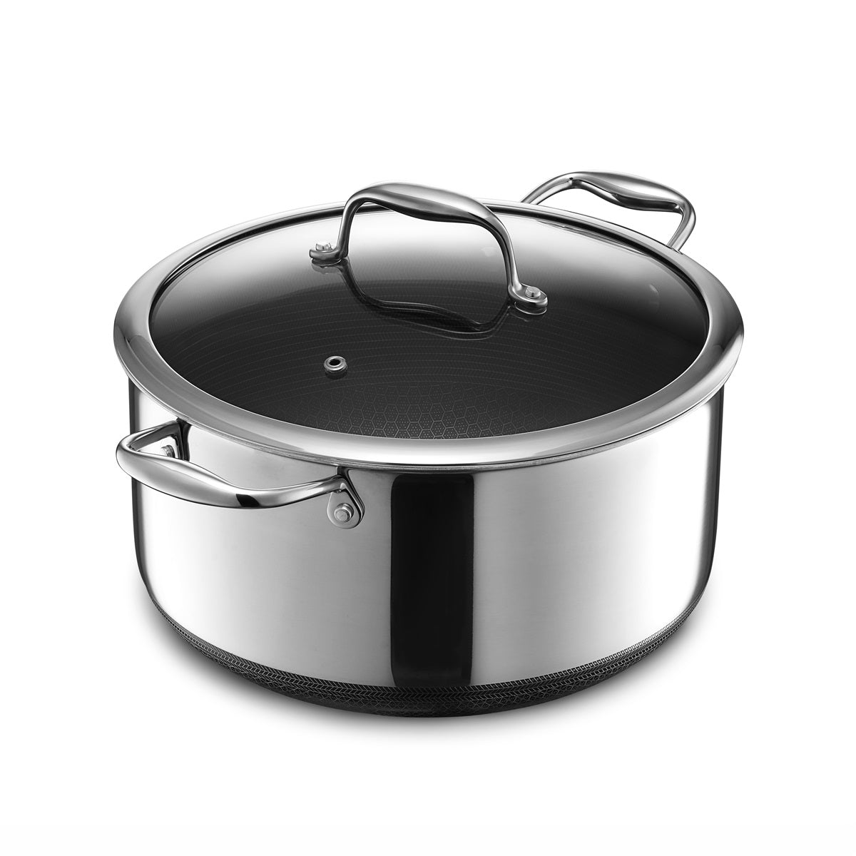 Hexclad Hybrid gryta med lock 7,6 L