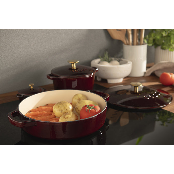 Sabor Classic buffégryta 3,5 L gjutjärn Zinfandel Brass
