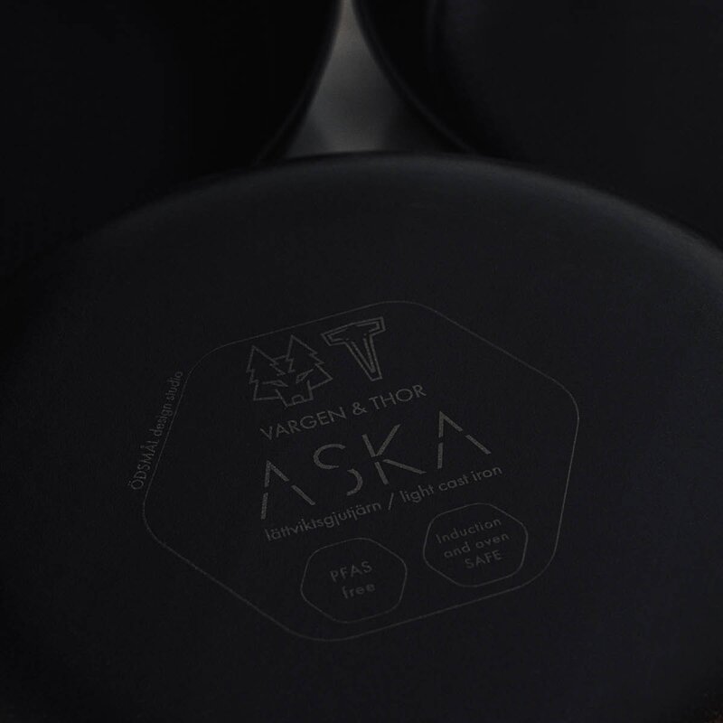 Vargen & Thor Aska stekpanna 28 cm lättviktsgjutjärn