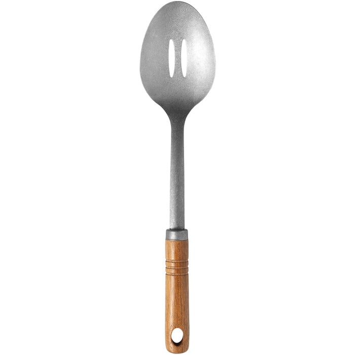 Anders Petter Signerat serveringssked 33 cm natur/borstad