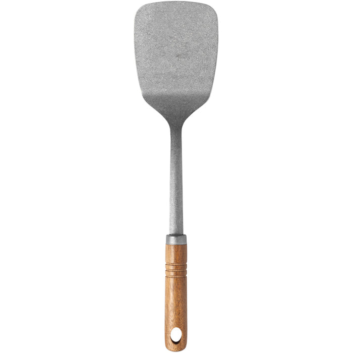 Anders Petter Signerat stekspade 35 cm akaciaträ/borstad stål