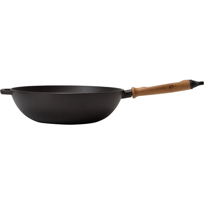Anders Petter Signerat wokpanna gjutjärn 32 cm