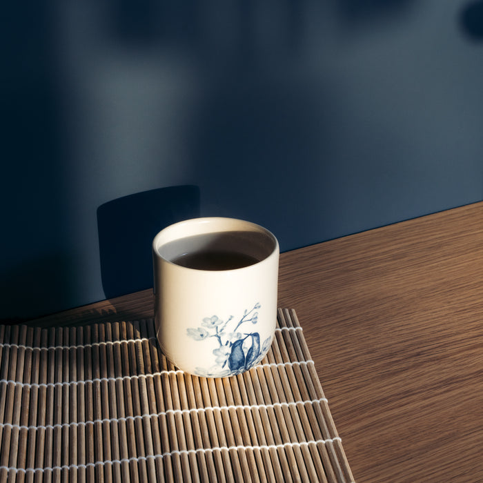Stiernholm Yan mugg 30 cl beige/blå