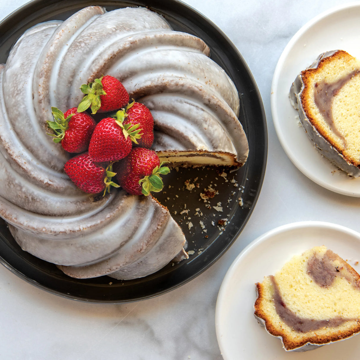 Nordic Ware swirl bundt bakform 2,4 L
