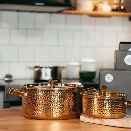 Vargen & Thor Brassa Elis kastrull 1 L mässing