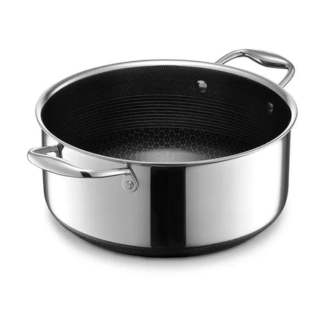 Hexclad Hybrid dutch oven gryta med stållock 4,7 L