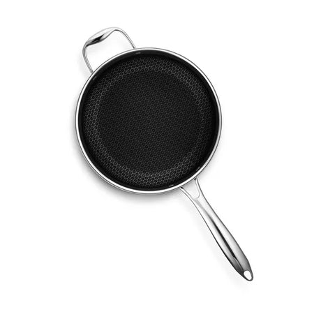 Hexclad hybrid kastrull med lock 4,7 L