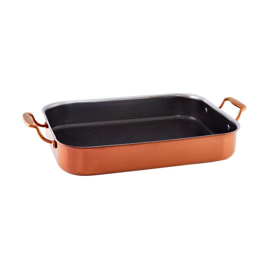 Hâws Santo roaster ugnsform hybrid coating rose gold 31x25 cm