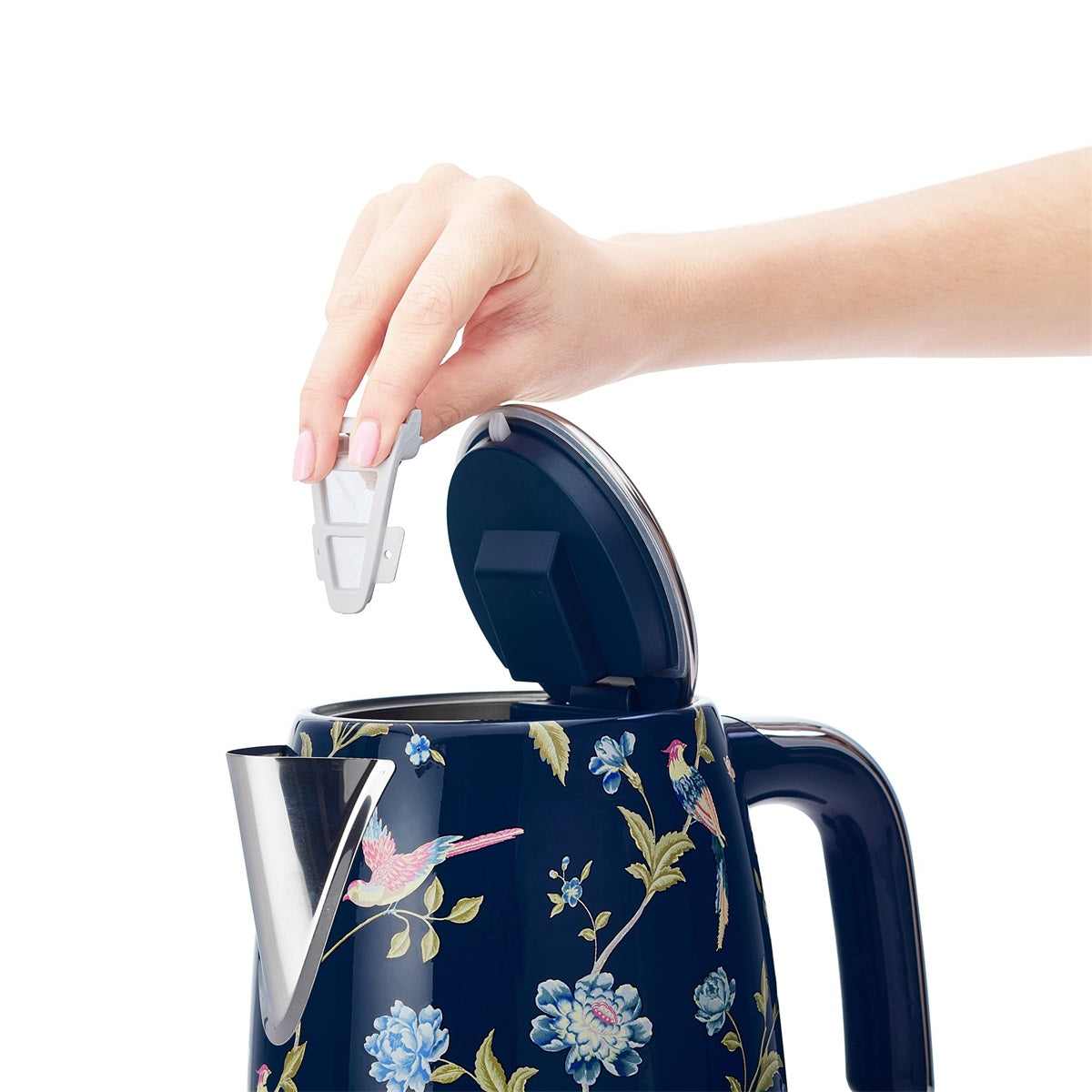 Laura Ashley Jug vattenkokare elektrisk 1,7 L Elveden Navy