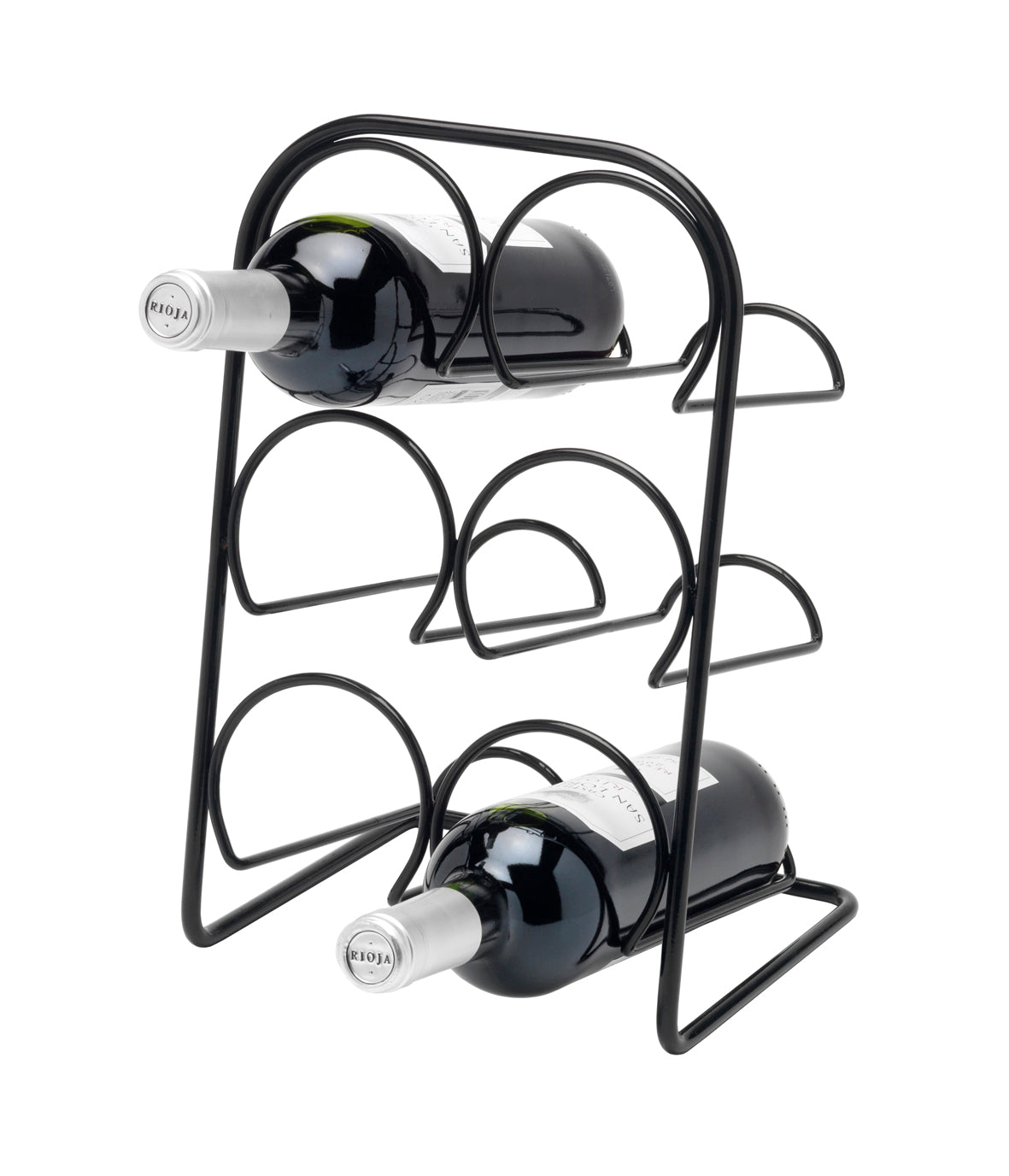 Hahn kitchenware Pisa Vinställning 6 Flaskor Svart