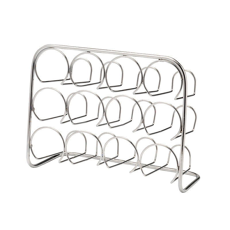 Hahn kitchenware Kryddställ 12 burkar Krom