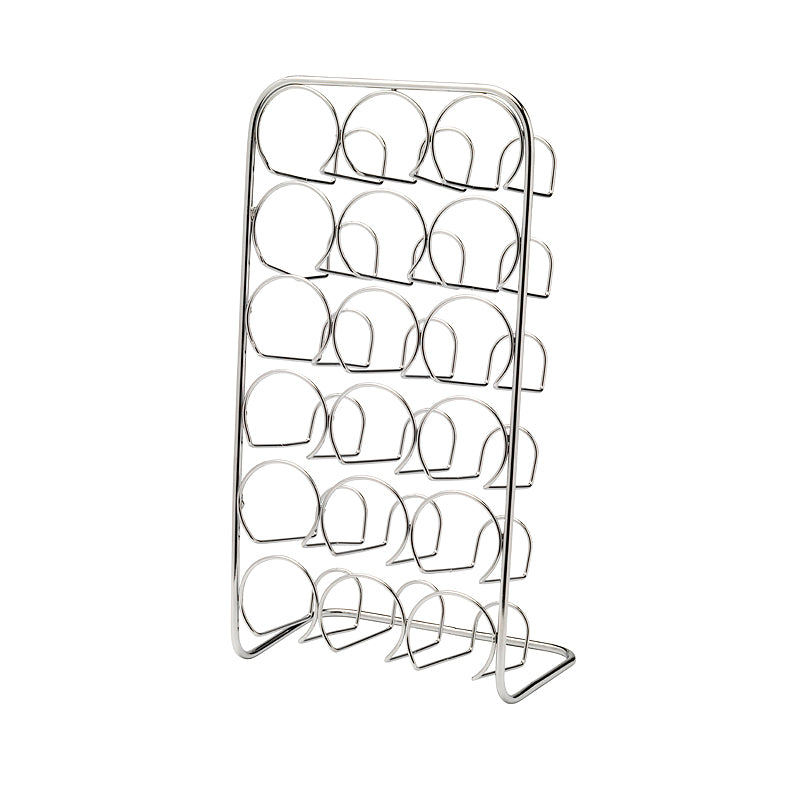 Hahn kitchenware Kryddställ 18 burkar Krom