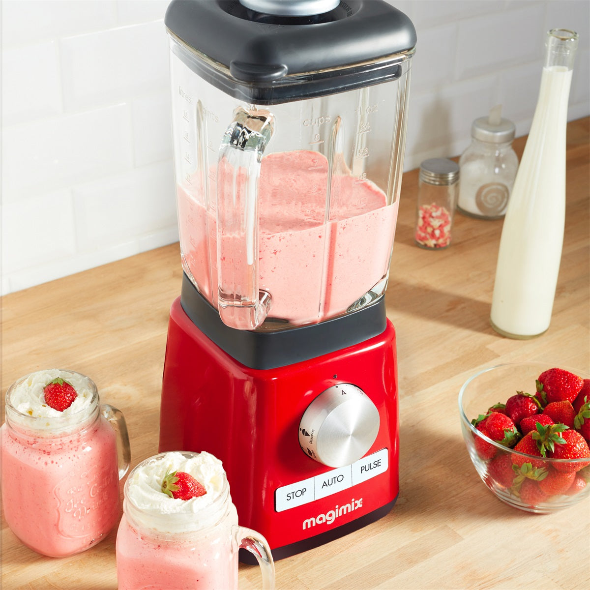 Magimix Blender Power 4 Röd 2,5 L