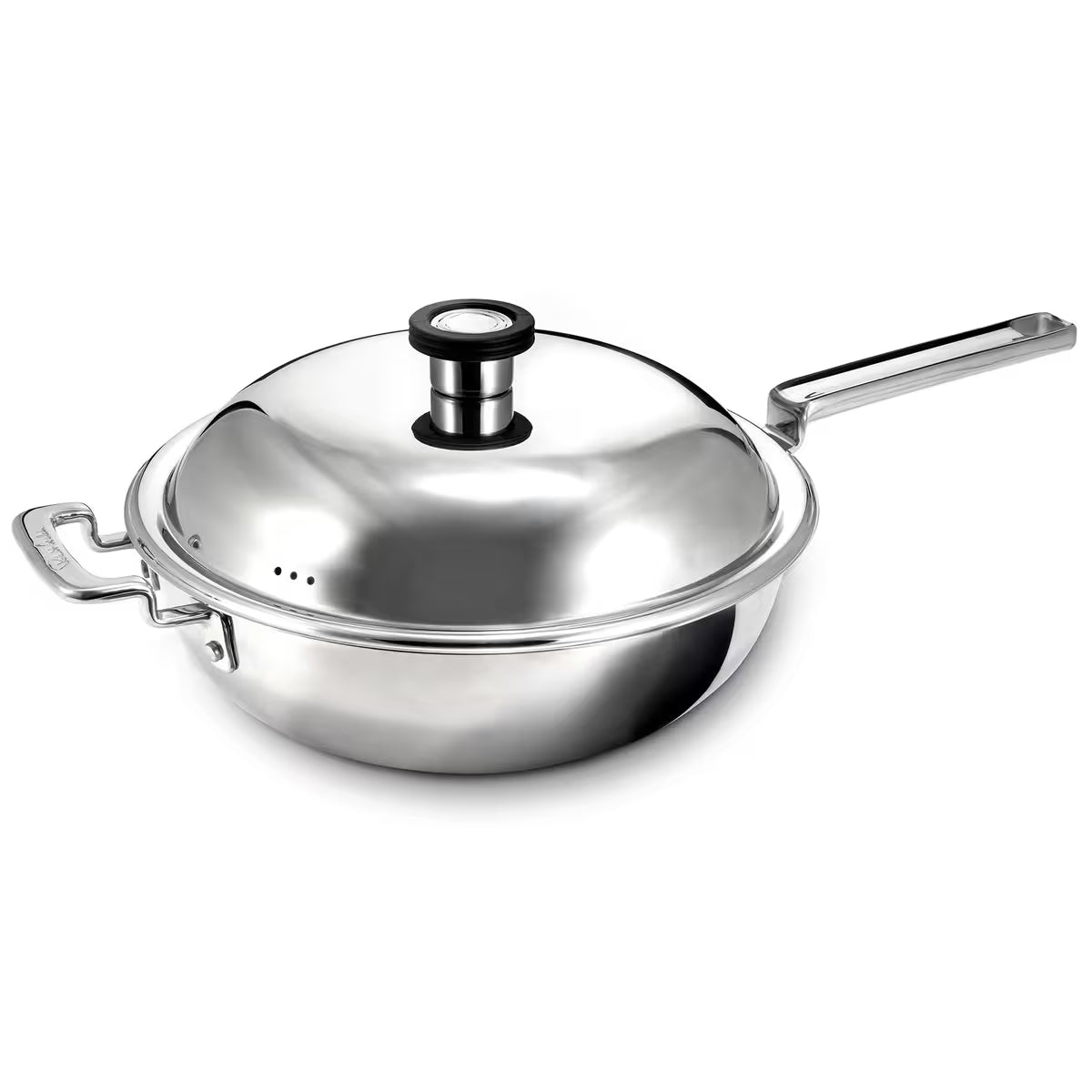 Robert welch 316 Series wok med lock 28 cm rostfritt stål