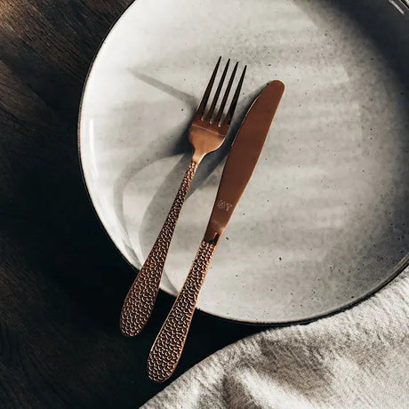 Vargen & Thor Frost Fenix bestickset 16 delar koppar