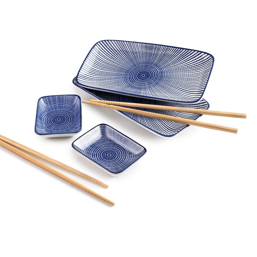 Ibli Sushiset för 2 personer Porslin/Bambu