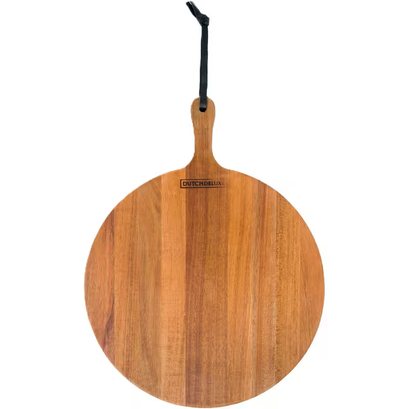 Dutchdeluxes Rund skärbräda 35 cm akacia