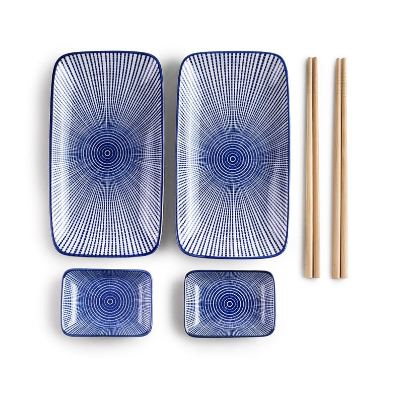 Ibli Sushiset för 2 personer Porslin/Bambu