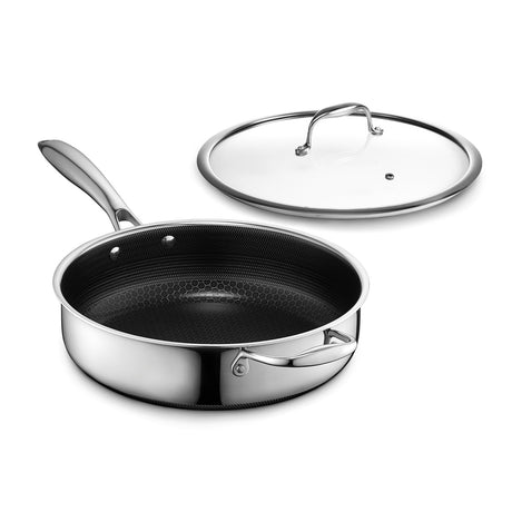 Hexclad Hybrid Sautépanna med lock 3 L