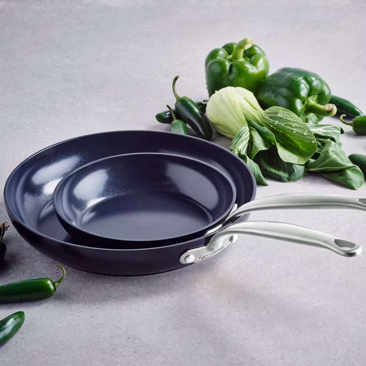 Greenpan Barcelona Pro Stekpanna 2 delar 20+28 cm