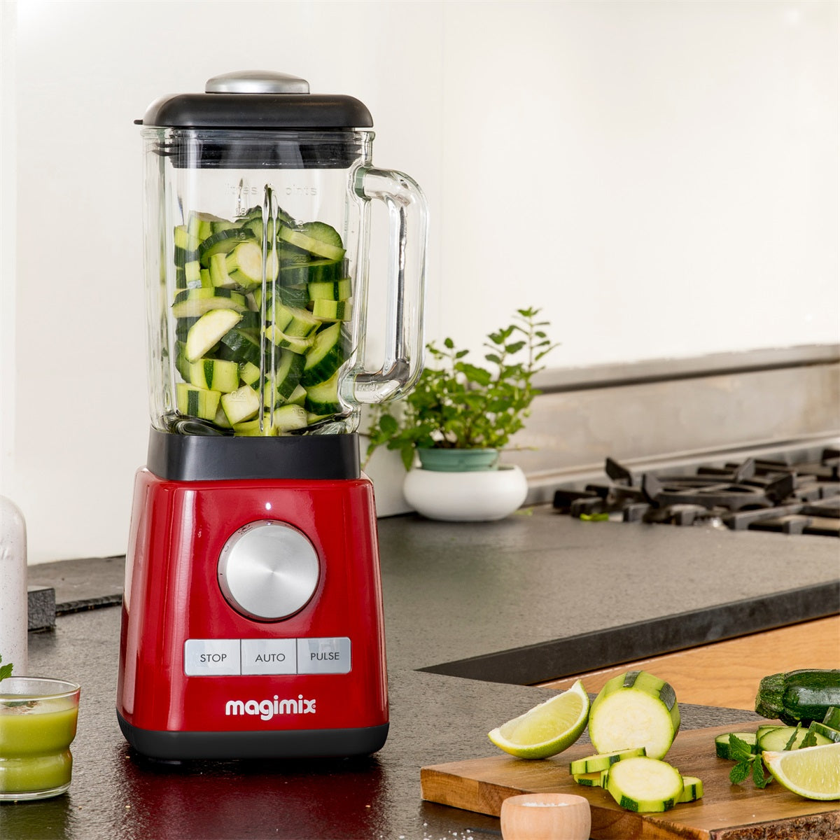 Magimix Blender Power 4 Röd 2,5 L
