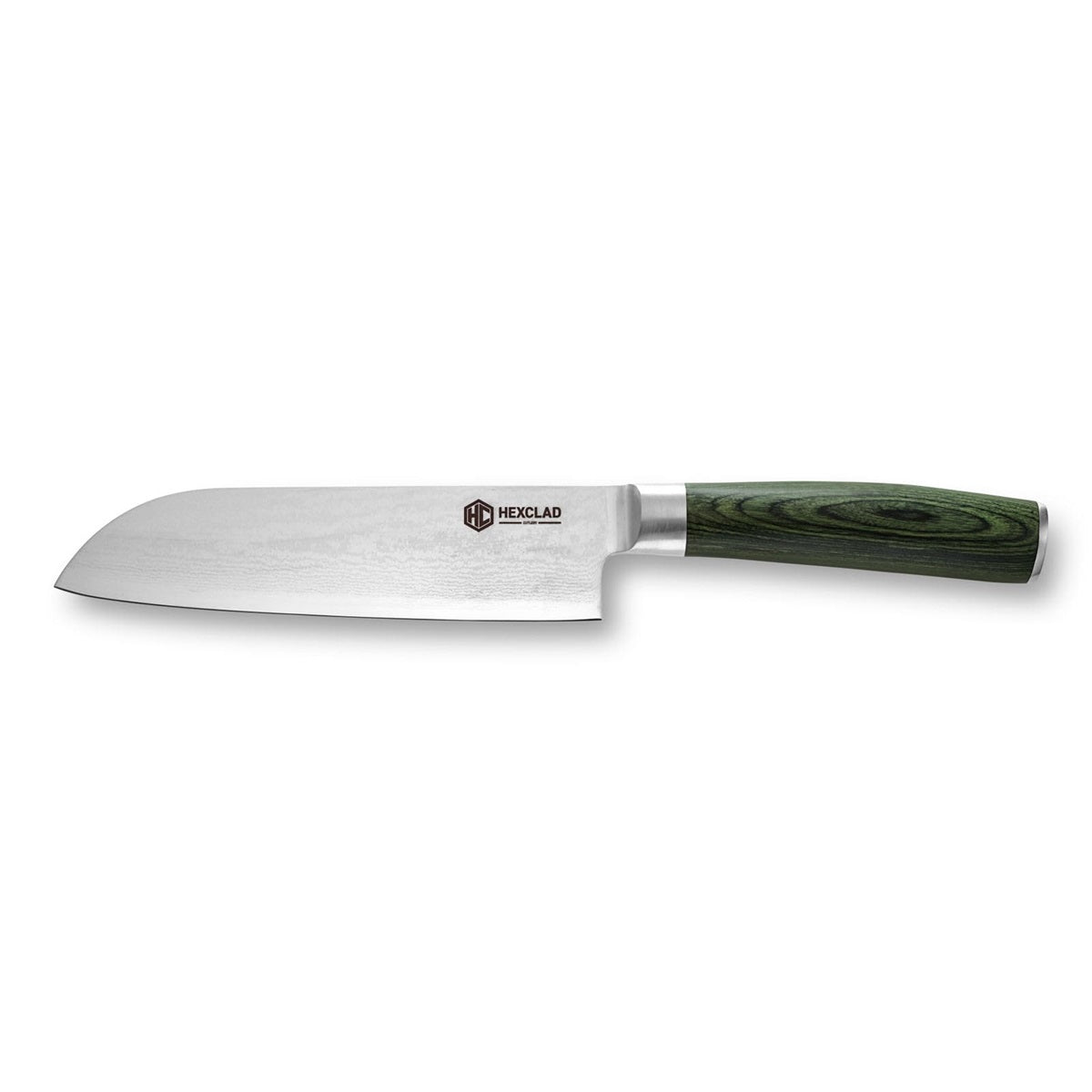 Hexclad Hybrid Santoku 18 cm Rostfri
