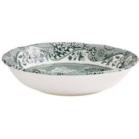 Spode Heritage Green Italian skål 15 cm, grön/vit