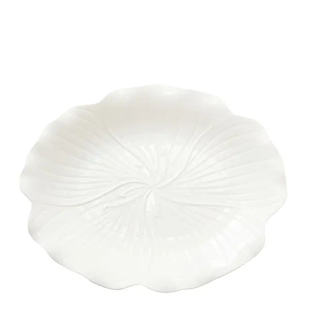 Stiernholm Flora serveringsfat 28x22 cm vit