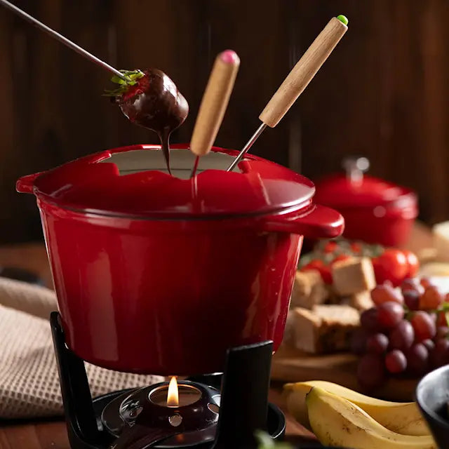 Anders Petter Stenfors Fondueset 1,53 L Röd