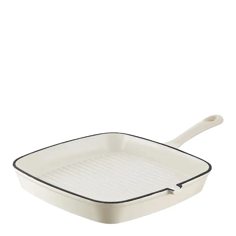 Barbary&Oak Grillpanna Gjutjärn 23 cm Creme