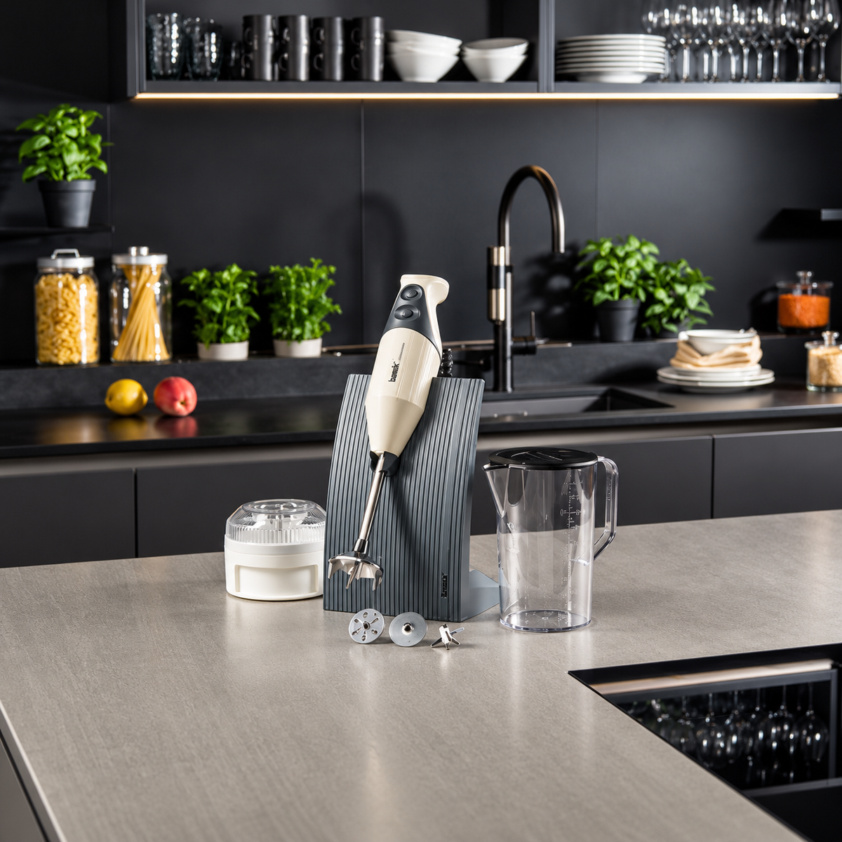 Bamix Stavmixer Swissline D 200 w Beige