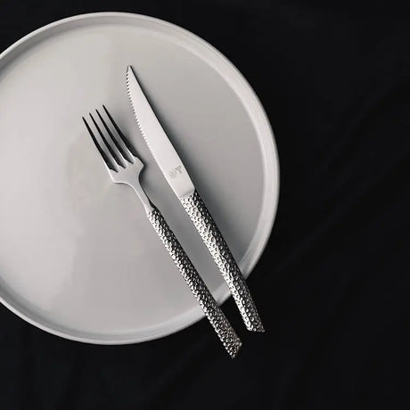 Vargen & Thor Lava bestickset 8 delar silver