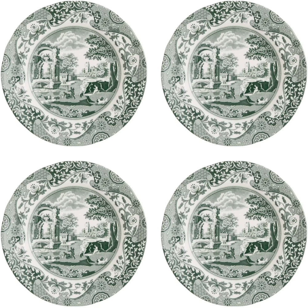 Spode Heritage Green Italian djup tallrik 23 cm 4-pack