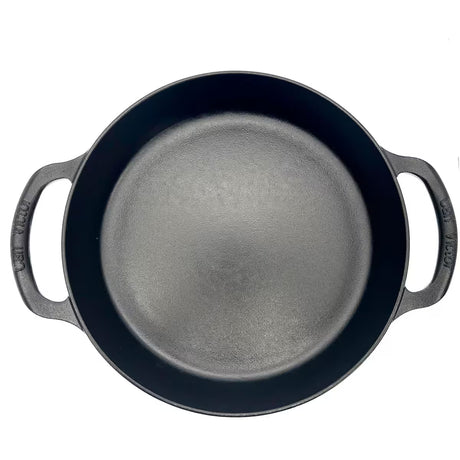 Carl victor Traktörpanna med glaslock 32 cm gjutjärn