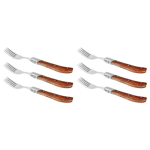 Laguiole By Hâws Grillgaffel 6-pack rosenträ
